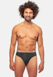 Ammann Slip 3er Pack Jeans Single Schwarz/Dunkelgrau/Grau