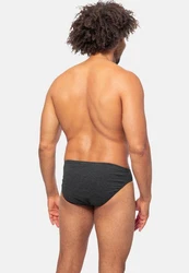 Ammann Slip 3er Pack Jeans Single Schwarz/Dunkelgrau/Grau