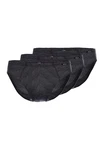 Ammann Slip 3er Pack Jeans Single Schwarz/Dunkelgrau/Grau