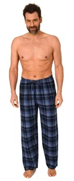 Pyjama Herren Flanell Schlafanzug Hose in Karo-Optik
