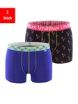 UnaBux Retro Pants Boxer Briefs (2-St) Rosa/Mischfarben/Blau/Dunkelblau/Hellblau UnaBux Retro Pants Boxer Briefs (2-St) Rosa/Mischfarben/Blau/Dunkelblau/Hellblau