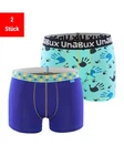 UnaBux Retro Pants Boxer Briefs (2-St) Türkis/Blau/Mischfarben/Dunkelblau/Hellblau UnaBux Retro Pants Boxer Briefs (2-St) Türkis/Blau/Mischfarben/Dunkelblau/Hellblau