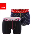UnaBux Retro Pants Boxer Briefs CAMEL CARAVANE / RUPERT Rosa/Rot/Dunkelblau UnaBux Retro Pants Boxer Briefs CAMEL CARAVANE / RUPERT Rosa/Rot/Dunkelblau