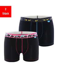 UnaBux Retro Pants Boxer Briefs CAMEL CARAVANE / RUPERT Mischfarben/Dunkelblau/Rosa/Schwarz/Lila