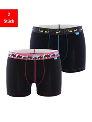 UnaBux Retro Pants Boxer Briefs CAMEL CARAVANE / RUPERT Mischfarben/Dunkelblau/Rosa/Schwarz/Lila