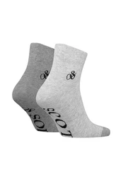 Scotch & Soda Kurzsocken Dip Toe Quarter Socks Grau/Hellgrau