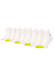 Scotch & Soda Kurzsocken Dip Toe Quarter Socks (8P) Gelb/Grün/Weiß