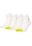 Scotch & Soda Kurzsocken Dip Toe Quarter Socks Weiß/Grün/Gelb/Creme