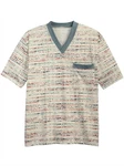 gtin Schlafanzug Shorty Beige/Mischfarben/Creme/Blau/Grau