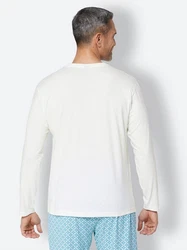 Witt Schlafanzug Schlafanzug-Shirt Weiß/Gelb/Khaki/Dunkelblau/Grün