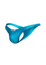 String Classic Tanga Bade-String hellblau - aqua (1-St) glnzend