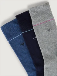 TOM TAILOR Socken im 7er-Pack Dunkelblau/Grau/Hellblau/Blau