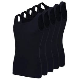 GTZBURG Unterhemd (Mehrpack, 5-St., 5 Stck) Feinripp im 5er Pack, Pure Cotton