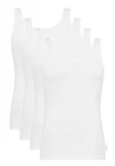 sloggi Unterhemd 24/7 (4er Pack, Spar-Set) Weiß/Creme