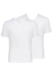 sloggi Unterhemd Go Organic Cotton 2er Pack Weiß/Creme