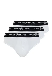 WESTMARK LONDON Slip Logan 3-PACK Weiß/Schwarz