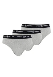WESTMARK LONDON Slip Logan 3-PACK Grau/Dunkelgrau/Schwarz