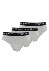 WESTMARK LONDON Slip Logan 3-PACK Grau/Dunkelgrau/Schwarz