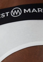 WESTMARK LONDON Slip Logan 3-PACK Weiß/Schwarz