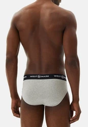 WESTMARK LONDON Slip Logan 3-PACK Grau/Dunkelgrau/Schwarz