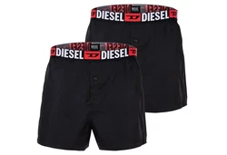 Diesel Herren Web-Boxershorts UMBX-STARKTWOPACK Schwarz