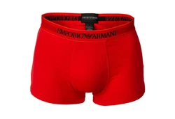 Emporio Armani Herren Boxer Shorts Vorteilspack Mens Knit Trunk Wei/Rot/Schwarz