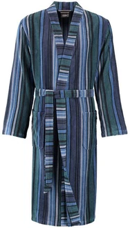 Caw Herrenbademantel Kimono Velours Struktur 2509