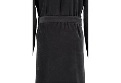 Caw Herrenbademantel Kimono Dunkelgrau/Schwarz/Grau/Dunkelblau