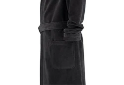 Caw Herrenbademantel Kimono Dunkelgrau/Schwarz/Grau/Dunkelblau