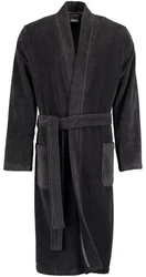 Caw Herrenbademantel Kimono Dunkelgrau/Schwarz/Grau/Dunkelblau
