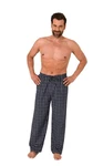 Trend by Normann Pyjama Herren Flanell Schlafanzug Hose Hellblau/Grau/Rot/Dunkelblau/Grün/Braun
