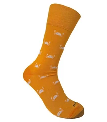 Sangiacomo Langsocken Socke Orange/Gelb