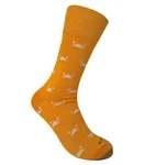Sangiacomo Langsocken Socke Orange/Gelb