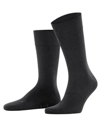 FALKE Funktionssocken Sensitive New York (1-Paar) Schwarz/Dunkelgrau/Grau