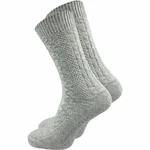 GAWILO Trachtensocken für Herren grau/natur