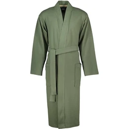 Caw Home Herrenbademantel 816 Kimono Pique, Kimono, 100% Baumwolle, extraleicht