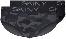 Slip Doppelpack Herren Slips (2-St) elastische Baumwoll Qualitt