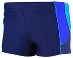 Aquarti Herren Badehose Kurz mit Kontrastpaspel Dunkelblau/Blau