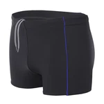 Aquarti Herren Badehose Kurz mit Kontrastpaspel Dunkelblau