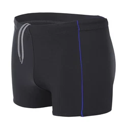 Aquarti Herren Badehose Kurz mit Kontrastpaspel Dunkelblau