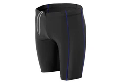 Aquarti Herren Lange Badehose Jammer Dunkelblau/Grau