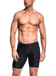 Aquarti Herren Lange Badehose Jammer Dunkelblau/Grau