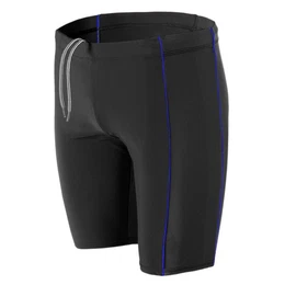 Badehose Herren Lange Badehose mit Kontrast-Paspel Jammer