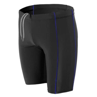 Aquarti Herren Lange Badehose Jammer Dunkelblau/Grau