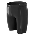 Aquarti Herren Lange Badehose Jammer Dunkelgrau/Schwarz/Grau