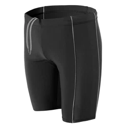 Aquarti Herren Lange Badehose Jammer Dunkelgrau/Schwarz/Grau