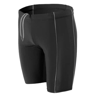 Aquarti Herren Lange Badehose Jammer Dunkelgrau/Schwarz/Grau