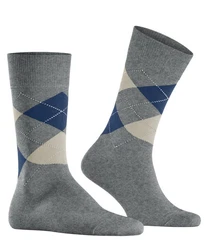 Burlington Socken King Dunkelblau/Grau/Dunkelgrau
