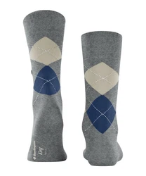 Burlington Socken King Dunkelblau/Grau/Dunkelgrau
