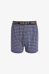 Next Loose-Fit Boxershorts aus Baumwolle (4-St) Dunkelblau
